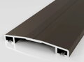Hliníková prítlačná lišta vrchná š-60 eloxovaný BRONZ bez gumy