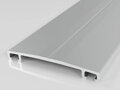 Hliníková prítlačná lišta vrchná š-60 antracit RAL7016 bez gumy