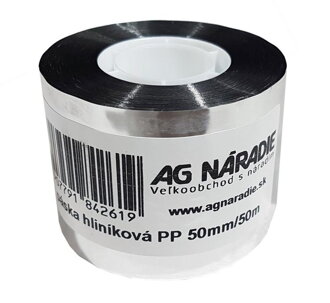 Paska hlinikova PP 50mmx50m  3580011 