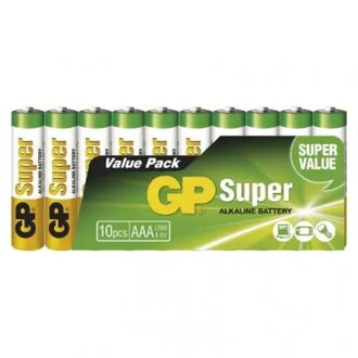 Alkalická batéria GP Super LR03 (AAA) 1bal./10ks B1310G