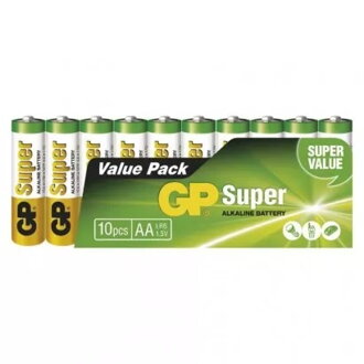 Alkalická batéria GP Super LR6 (AA) 1bal./10ks B1320G