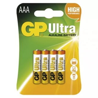 Alkalická batéria GP Ultra LR03 (AAA) 1bal./4ks B1911