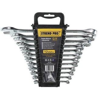 Sada kľúčov Strend Pro HR31584 12 dielna, Cr-V, 6-22 mm, očkoploché  231698