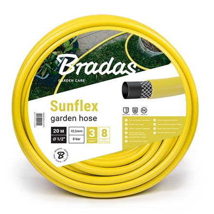 Hadica záhradná SUNFLEX 3/4" 20 m žltá WMS3/420 6140009 