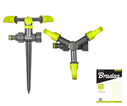 Zavlažovač rotačný 3-ramenný s hrotom LIME LE-6102  6140084 