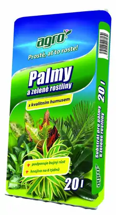 Substrát na palmy a zelené rastliny 20l