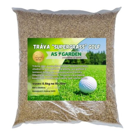 Tráva AS GOLF SUPERGRASS 500g AS GARDEN 20/k