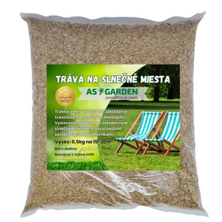 Tráva AS NA SLNEČNÉ MIESTA 500g AS GARDEN 28/k