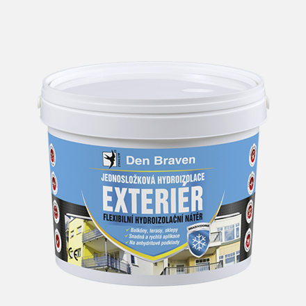 Jednozložková hydroizolácia EXTERIÉR Den braven 2,5kg