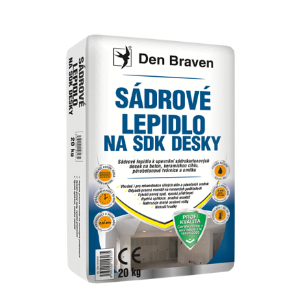 Sadrové lepidlo na SDK dosky