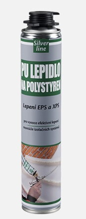 Pištoľová pena lepidlo na polystyrén 750ml Thermokleber Silver Line 