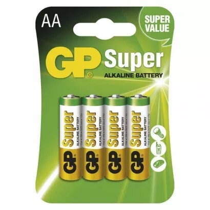 Alkalická batéria GP Super LR6 (AA) 1bal./4ks B1321