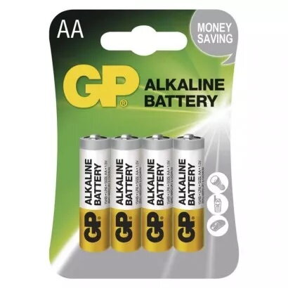 Alkalická batéria GP Alkaline LR6 (AA) 1bal./4ks BA1321
