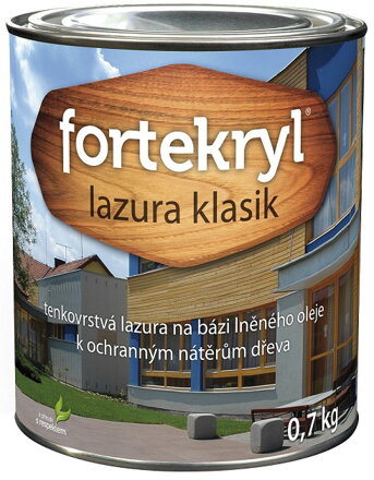 Fortekryl lazúra Klasik 0,7kg