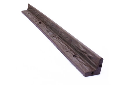 Gumový obrubník L 990x75x75mm ( hnedý )
