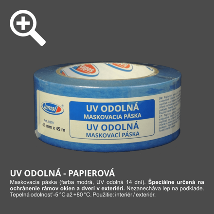 UV Odolná maskovacia páska 48mm x 45m 0319