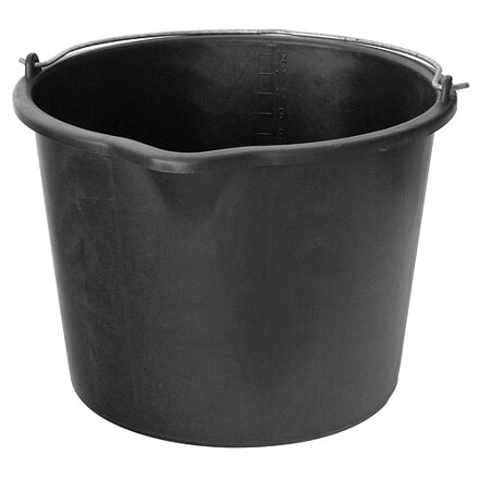 Vedro ReCycled® 12 lit, stavebné s výlevkou, plast  254335