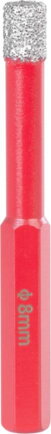 Vyrezávač Strend Pro Premium DCB12, 8 mm, stopka HEX, korunka, diamant, professional  226084 