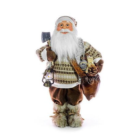 Dekorácia MagicHome Vianoce, Santa so sekerou, 061 cm 8090567