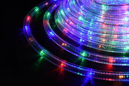 Reťaz MagicHome Vianoce Rolight, 240 LED multicolor, L-10m, 8 funkcií, 230 V, 50 Hz, IP44, exteriér, osvetl 8090390A