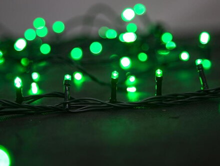 Reťaz MagicHome Vianoce Serpens, L-3m, 100 LED zelená, 8 funkcií, 230 V, 50 Hz, s adaptérom, IP44, exterié 8090739