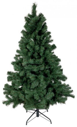 Stromček MagicHome Vianoce Cleo, jedľa, kovový stojan, 210 cm 2170228