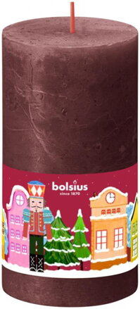 Sviečka Bolsius Luskáčik, valec, vianočná, 54 hod., 68x130 mm 2172467