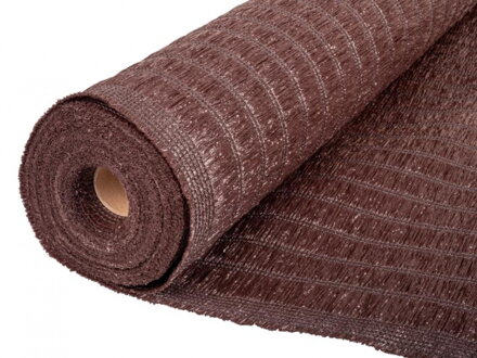 Tkanina tieniaca BrownDecor W101, 1,5x10 m, UV, 230 g/m2, 95% hnedá  2171244 