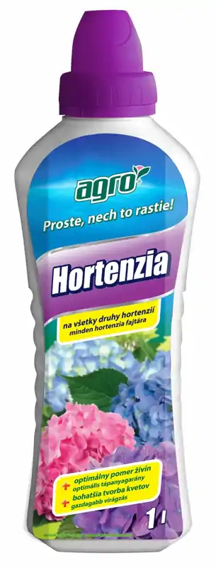 AGRO Kvapalné hnojivo na hortenzie 1l AGRO Kvapalné hnojivo na hortenzie 1l