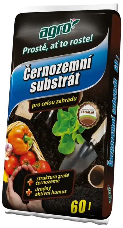 Černozemný substrát na celú záhradu 60l