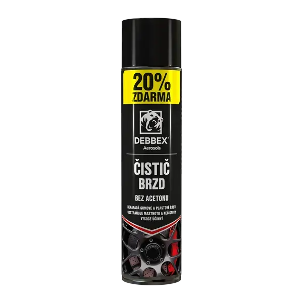 Čistič bŕzd bez acetónu 500+100 ml Čistič bŕzd bez acetónu 500+100 ml