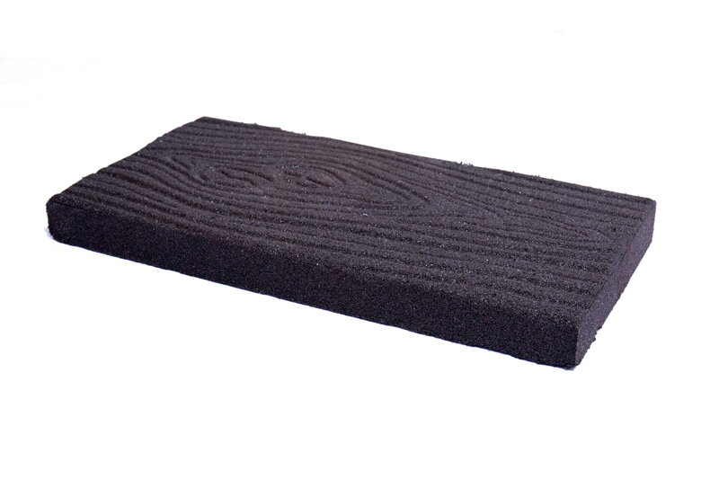 Gumový šľapák WOOD STEP 250x500x43mm ( hnedá )