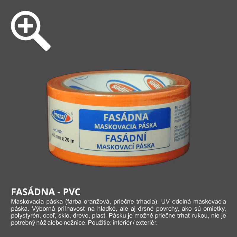 Fasádna maskovacia páska 48mm x 20m 0321