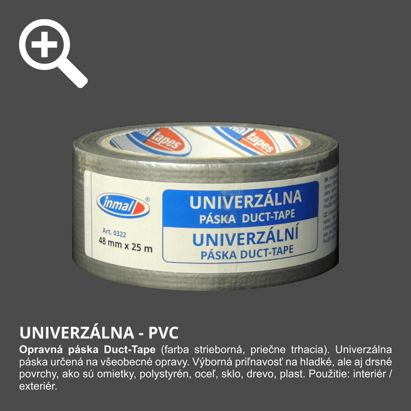 Univerzálna DUCT-TAPE 48mm x 25m 0322