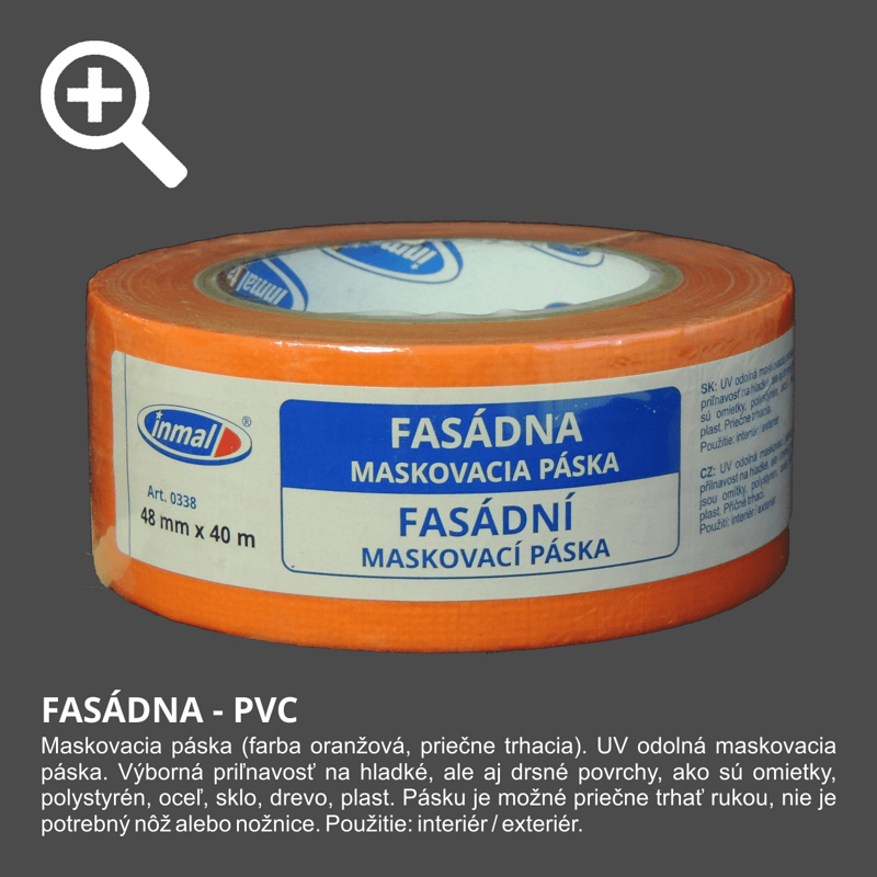 Fasádna maskovacia páska 48mm x 40m 0338