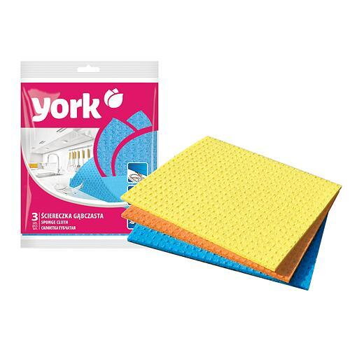 Utierka York 024010, švédska špongia, 17x15 cm, bal. 3 ks 2211222 Utierka York 024010, švédska špongia, 17x15 cm, bal. 3 ks 2211222