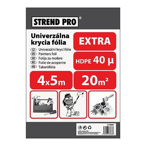 Fólia Strend Pro maliarska, Extra 4x5,0 m, 40µ, zakrývacia  2170840 