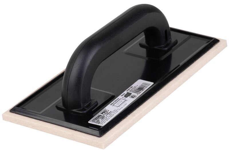 Hladítko Strend Pro BlackEdt, 250x130x8 mm, ABS, plsť biela  2161183 