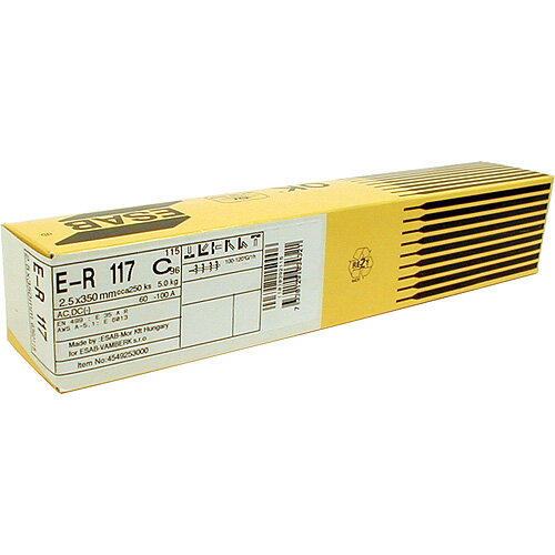 Elektrody ESAB ER 117 2,5/350 mm • 5.0 kg, 253 ks, 3 bal.  214364 