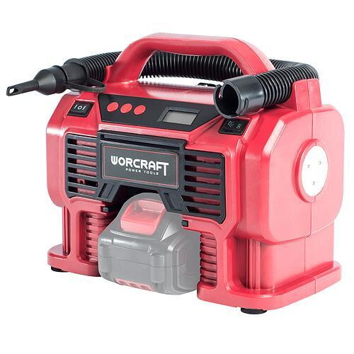 Kompresor Worcraft CAC-S20Li, 20V, 160 Psi, 11 Bar, LED svetlo 115017 Kompresor Worcraft CAC-S20Li, 20V, 160 Psi, 11 Bar, LED svetlo 115017