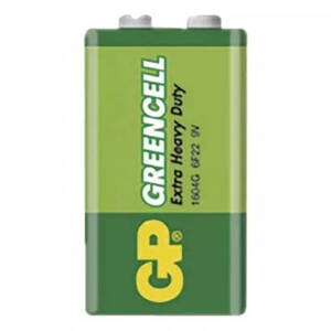 Zinko-chloridová batéria GP Greencell 6F22 (9V) 1ks B1250