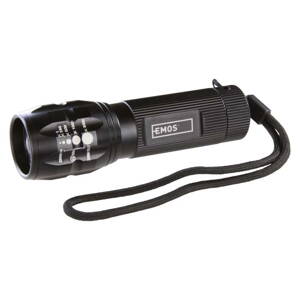 CREE LED ručné kovové svietidlo P3830, 180 lm, 3× AAA, fokus P3830