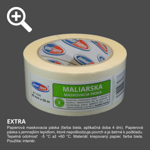 MALIARSKA páska - EXTRA 48 mm x 50 m  0356