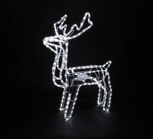 Dekorácia MagicHome Vianoce, Sob, 216 LED studená biela, s otočnou hlavou, 230V, 50 Hz, exteriér, 64 8091126