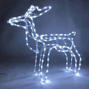 Dekorácia MagicHome Vianoce, Sob, 144 LED studená biela, 230V, 50 Hz, exteriér, 59x27,50x64 cm 8091127