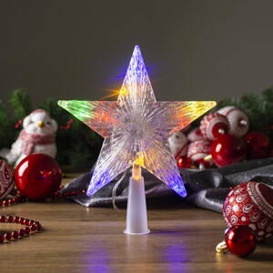 Hviezda MagicHome Vianoce, 10 LED, farebná, 2xAA 8091134