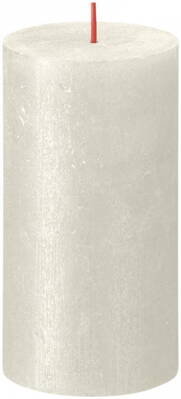 Sviečka Bolsius Rustik Shimmer, valec, krémová, 60 hod., 68x130 mm 2172473
