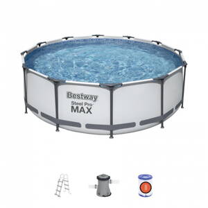Bazen Bestway® Steel Pro MAX, 56418, 366x100 cm, filter, rebrík  8050003