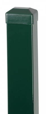 Stlpik EUROSTANDARD 1600/60x40/1,25 mm, zelený, RAL6005, Zn+PVC, čiapočka 432212